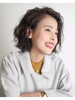 ニコヘアー(niko hair) ウエーブ大人ボブ▽LINEID@vey3047y