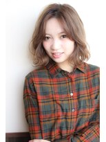 ミニヨン バイ ハピネス 高の原店(mignon by Happiness) 大人可愛い外国人風アッシュベージュカラー 奈良清水