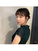 【carlm☆上川美幸】セミロング×結婚式アレンジ