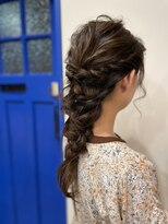 ザザ(ZAZA)&nbsp;カジュアルアレンジ＊ガーリーな編みおろしstyle