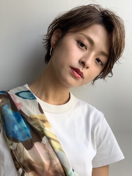 ブラウヘアアンドケア(care) かきあげクールバングスタイル