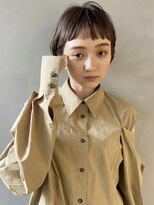 パーク(PARK)&nbsp;【PARK】束感ワイドショートバング×シアーベージュ