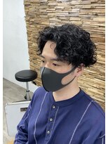 プライズ アイリス 池袋東口店(prize Iris)&nbsp;センターパート/ハードスパイラル/クルクル/メンズ