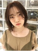◆テラコッタベージュ/ボブスタイル◆