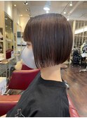 切りっぱなしボブ軽め