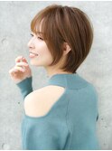 前髪あり大人ショートボブ20代30代40代【AIN.表参道】川原大地