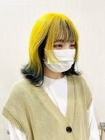 ギグスダブル 栄久屋大通店(gigs double)&nbsp;イエロー×ブラック☆デザインカラー