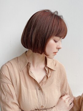 トルネード(TORNADO) 大人ショートボブ前髪ありミニボブ丸顔面長逆三角絶壁 K03-25