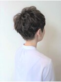 クビレ大人ショート☆ニュアンスパーマ