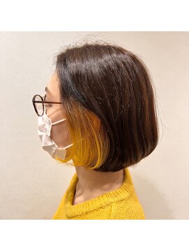 イーチ ヘアーアンドトータルビューティ(each hair&total beauty) くすみカラー/イヤリングカラー