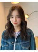 ◎韓国ヘアー顔周りレイヤーおくれ毛前髪東区松崎