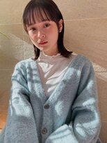 ロブ・切りっぱなしボブ・イルミナカラー・銀座日比谷有楽町30代