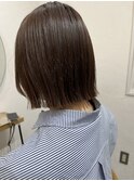 切りっぱなしストレート