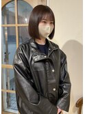 切りっぱなしボブ