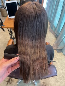 ルナバイルヴェール(LUNA by LeVert) 外はねボブ 鎖骨ボブ 髪質改善縮毛矯正