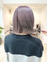 ヲタク(wotaku.)&nbsp;ラベンダーカラーグレージュミルクティーカラーハイトーンボブ