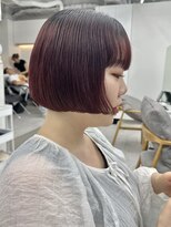 ビューナゴヤ 名駅(VIEW NAGOYA)&nbsp;切りっぱなしボブ/ブルーブラック/ミニボブ/似合わせカット