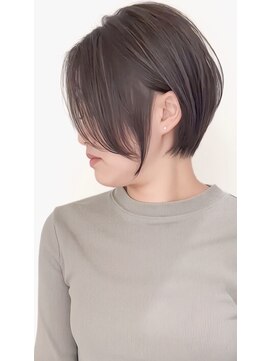 ゴカン バイ ジル ブラン 名古屋(Gokan by JIL BLAN) ハイライトバレイヤージュダブルカラーショートカット30代40代