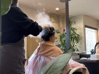 ヘア アート るふるりーるの写真/*選べる4種のアロマヘッドスパで癒しの香りに包まれながら頭皮ケア*頭皮老化/髪悩み/ストレス改善に◎