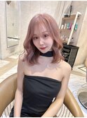 顔周り ボブ 韓国 レイヤー ダブルカラー 名駅 リタッチ 478