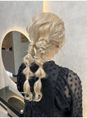 メルティカラーフェミニンロング似合わせカット
