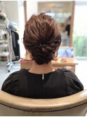 20代30代40代◎結婚式アッシュカラーこなれ大人まとめ髪シニヨン