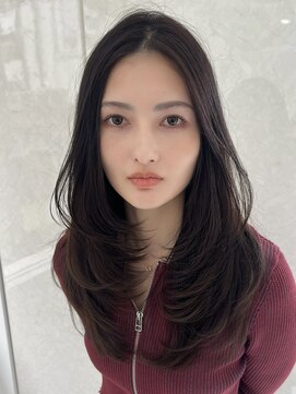 シエロビューティー(CIELO beauty) ハイライトカラーミルクティーベージュレイヤーカット