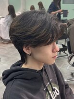 ジーニー 千葉(GENiE)&nbsp;ウルフ/センターパート/カルマパーマ/ニュアンスパーマ/古荘竜生