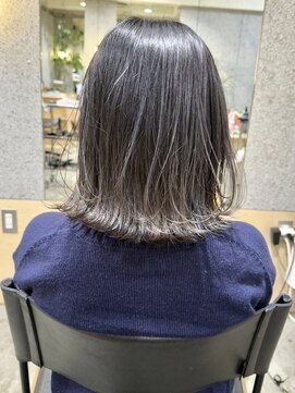 コモン(common) ボブ×透ける暗髪