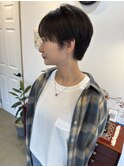 20代30代前髪ありショートマッシュショート丸みショートレイヤー
