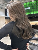 ディーン 名駅店(DEAN)&nbsp;大人レイヤー/グレージュ/ロングヘア/ブラウン/名駅/名古屋
