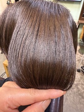 オンスター(ONSTAR) 大人ココアブラウンボブ◎小顔くびれレイヤー