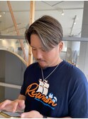 メンズハンサムショートハイライトカラー