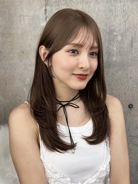 ガーデン 渋谷(GARDEN) 小顔に見せるヘア/オリーブグレー/ココアベージュ/レイヤー