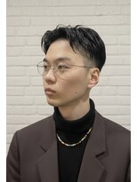 グレイスフル バーバープラチナム 六本木店(Graceful Barber platinum)&nbsp;ツーブロショートセンターパート 