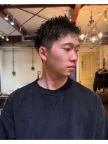 アデ オモテサンドウ(ade omotesando)&nbsp;メンズ　パーマショート　ニュアンスパーマ