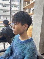 ソイクフ 高田馬場店(SOY-KUFU) ツーブロックシャドウパーマアップバング短髪コンマバング