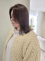 キーン 立川店(keen) 【keen×miho】ブリーチなし グレージュカラー