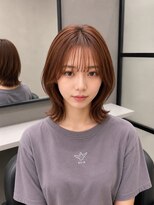 エミュ(Aimu.)&nbsp;くびれレイヤーボブ×シアーブラウン