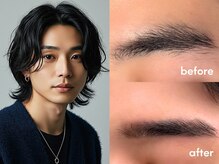 眉のメンテナンスも[栄/men's/メンズカット/韓国風/眉毛カット/メンズサロン]
