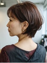 テーラヘアー 我孫子店(TELA HAIR)&nbsp;白髪ぼかし×大人丸みショート【TELA HAIR 我孫子店】