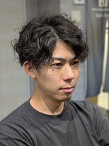 バーバーハウス ラヴィ(Barber House Lavie)&nbsp;ツーブロマッシュ×スパイラルパーマ/メンズカット/メンズ /