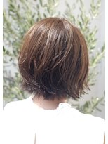 モカ ヘアーデザイン(moca HAIR DESIGN)&nbsp;マット系の外ハネショートボブ