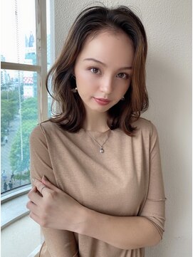 アフロート ディル(AFLOAT D'L) AFLOAT《矢田菜津紀》表参道/レイヤーくびれ◎ピンクブラウン