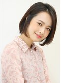 手入れ簡単　小顔　内巻きボブ　ボブ 30代40代　ショート　川口