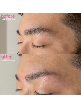 アールプラスヘアサロン(ar+ hair salon) 美眉スタイリング3