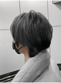 シルバーアッシュ/グレージュ/グレーアッシュ/ハンサムショート