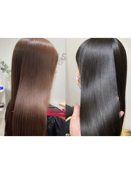 光と熱の力で補修成分を髪の芯まで◇毛先まで強度を高める"髪質改善"通う度に美しく【髪質改善/縮毛矯正】