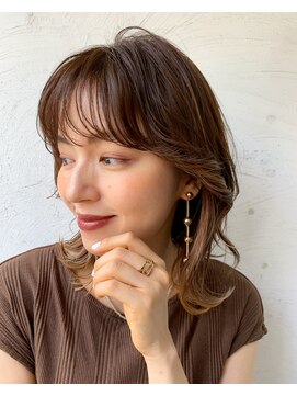 ロロ(ro-ro) 【恵比寿ro-ro】レイヤーカット×ココアブラウン