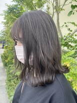 ジリー(gilly)&nbsp;【gilly】THROW×アッシュグレージュ